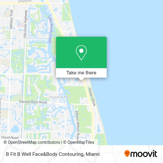 B Fit B Well Face&Body Contouring map