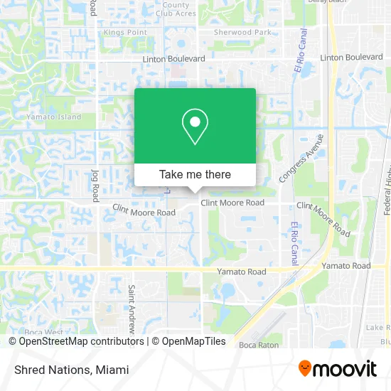 Shred Nations map