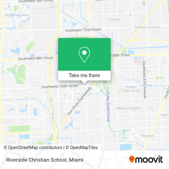Riverside Christian School map