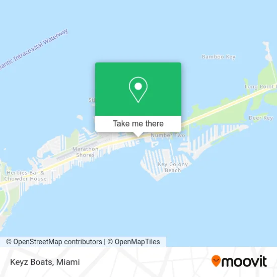 Keyz Boats map