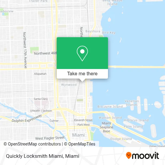 Quickly Locksmith Miami map