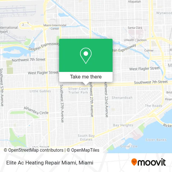 Elite Ac Heating Repair Miami map