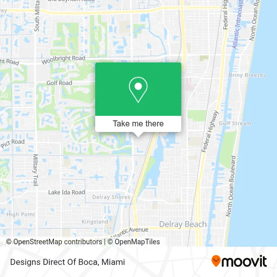 Designs Direct Of Boca map