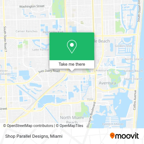 Mapa de Shop Parallel Designs