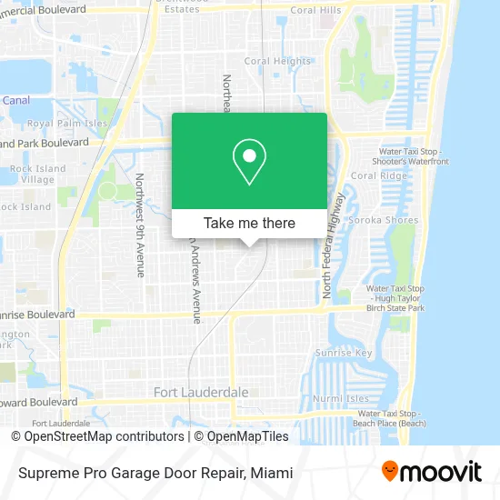 Supreme Pro Garage Door Repair map