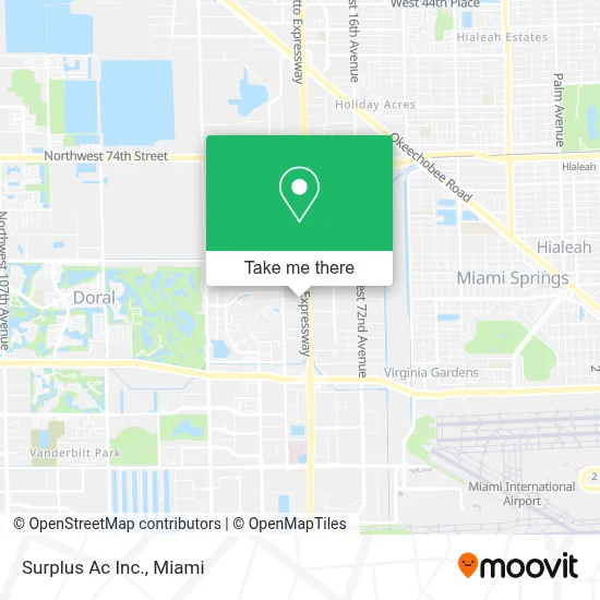Surplus Ac Inc. map