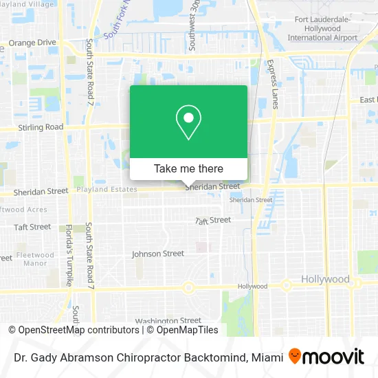 Dr. Gady Abramson Chiropractor Backtomind map