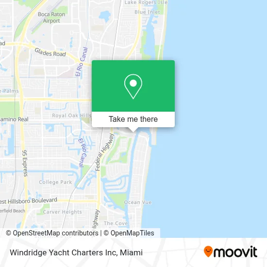 Windridge Yacht Charters Inc map
