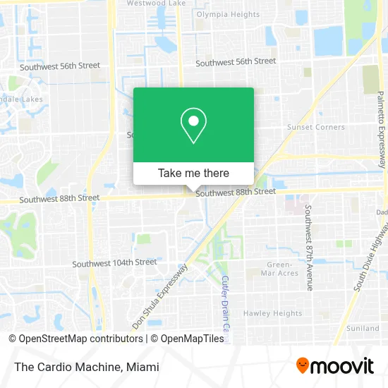 The Cardio Machine map