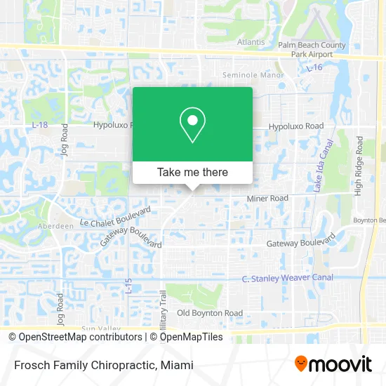 Frosch Family Chiropractic map