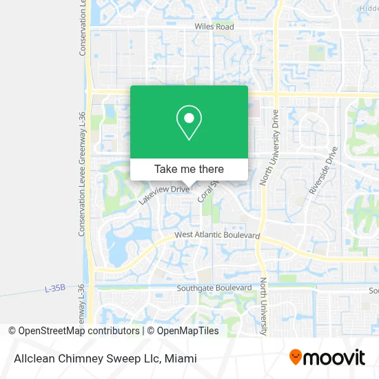 Allclean Chimney Sweep Llc map