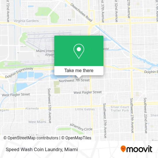 Speed Wash Coin Laundry map