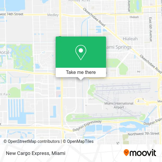 New Cargo Express map