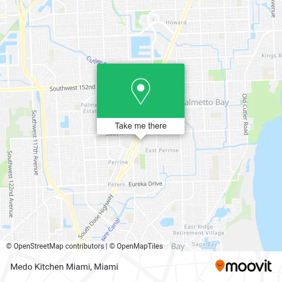 Medo Kitchen Miami map