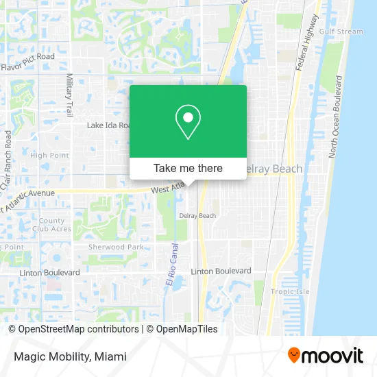 Magic Mobility map