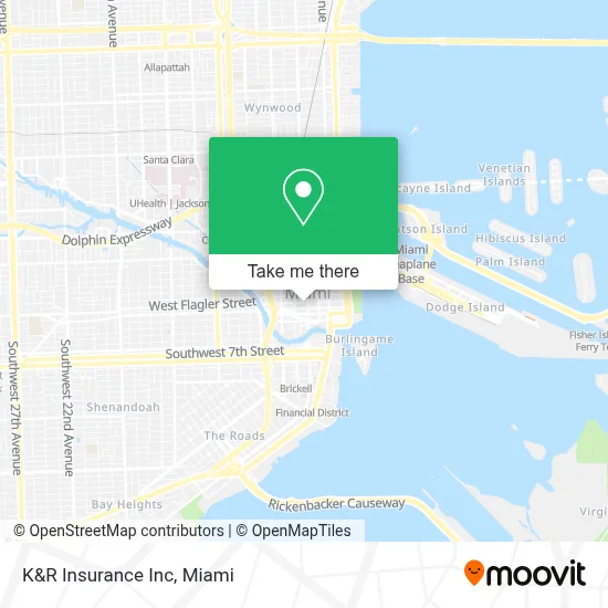 K&R Insurance Inc map