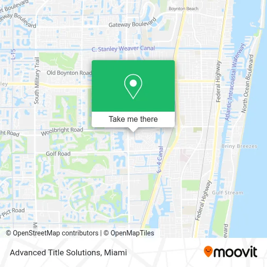 Advanced Title Solutions map