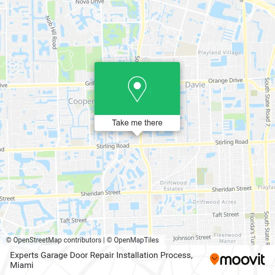 Experts Garage Door Repair Installation Process map
