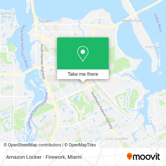 Amazon Locker - Firework map