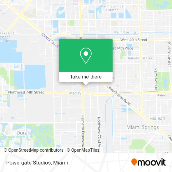 Powergate Studios map