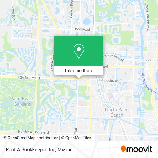 Rent A Bookkeeper, Inc map