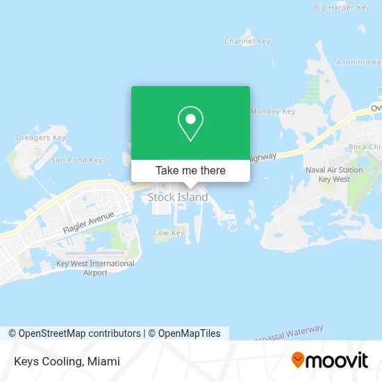 Keys Cooling map