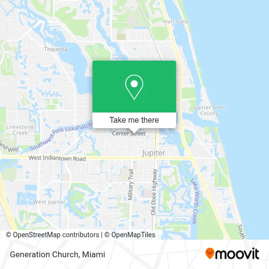 Generation Church map
