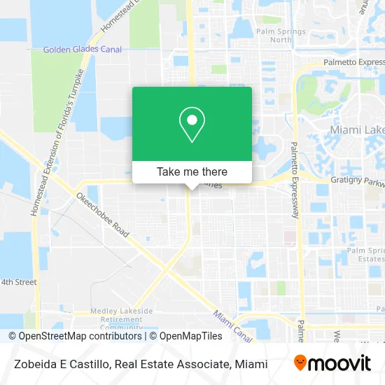 Zobeida E Castillo, Real Estate Associate map