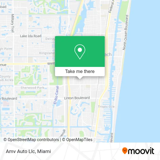 Amv Auto Llc map