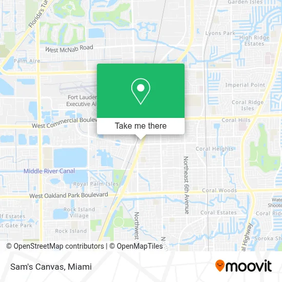 Sam's Canvas map