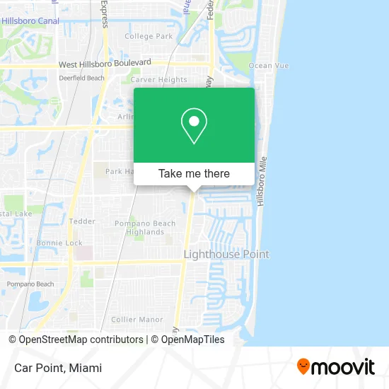 Car Point map