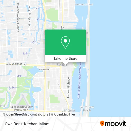Cws Bar + Kitchen map