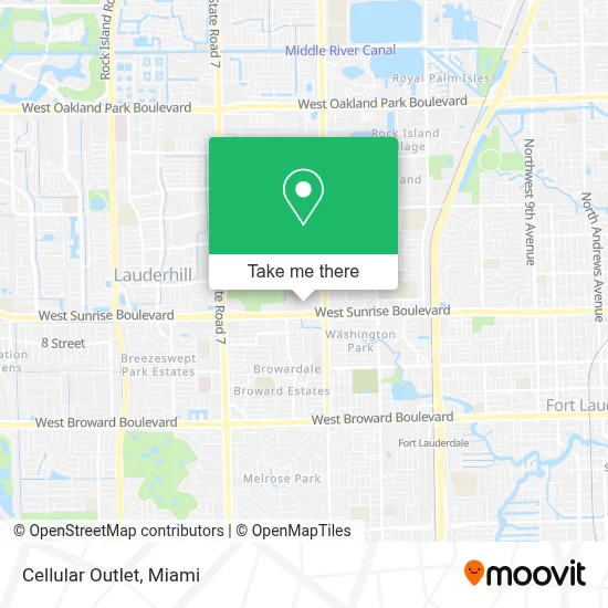 Cellular Outlet map