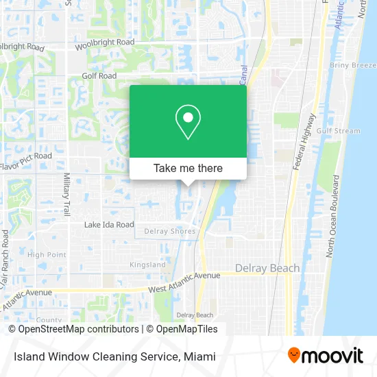 Island Window Cleaning Service map