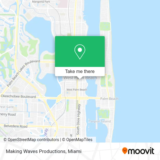 Making Waves Productions map