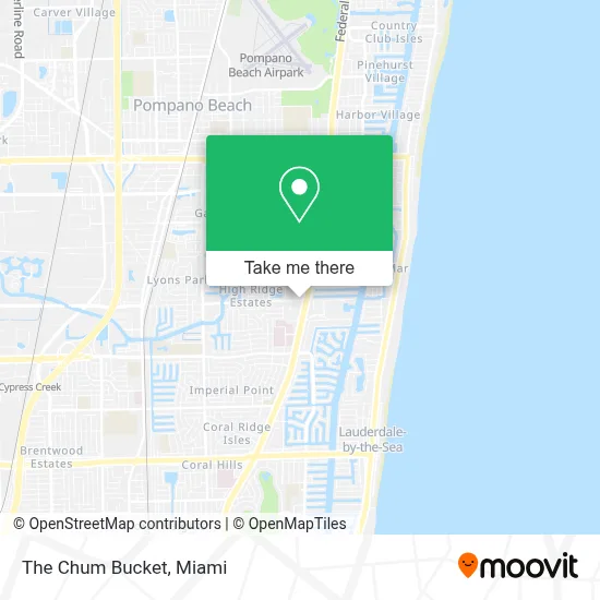 The Chum Bucket map