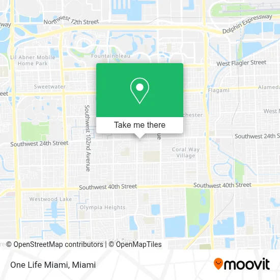 One Life Miami map
