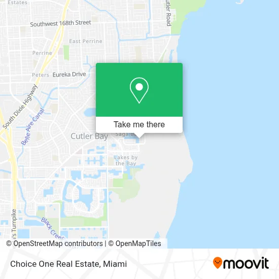 Choice One Real Estate map