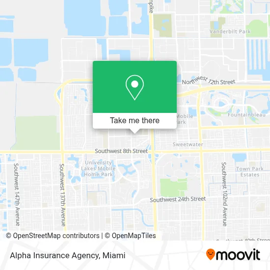 Alpha Insurance Agency map
