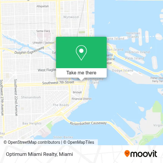 Optimum Miami Realty map