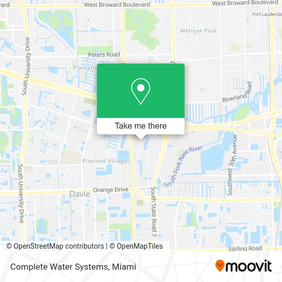 Complete Water Systems map
