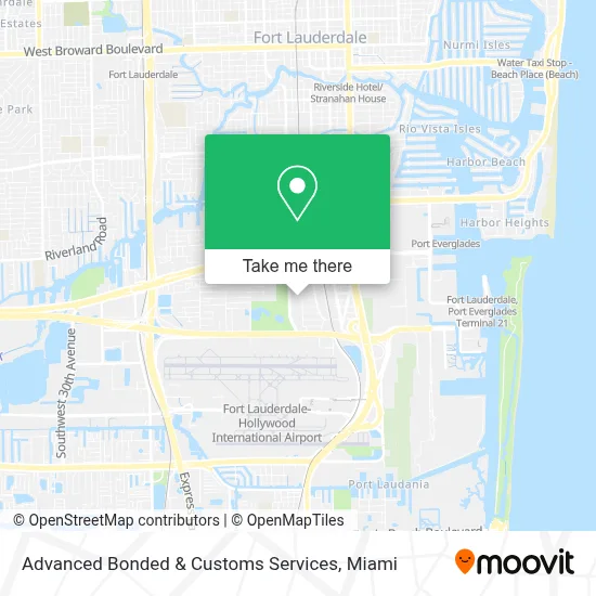 Advanced Bonded & Customs Services map