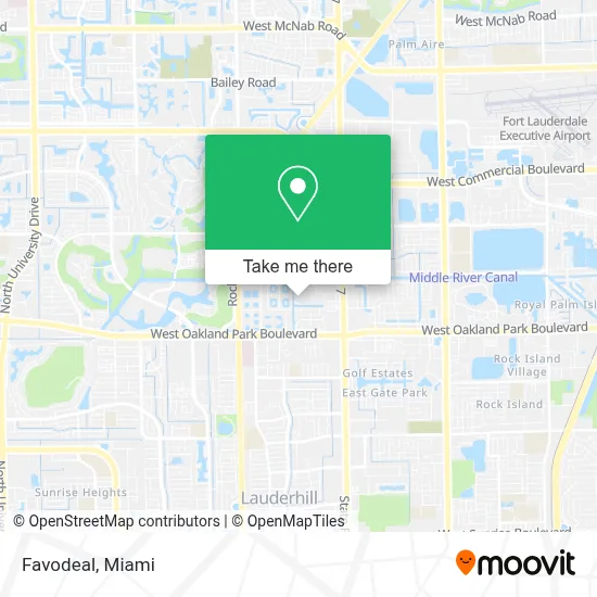 Favodeal map