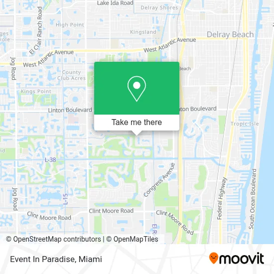 Event In Paradise map
