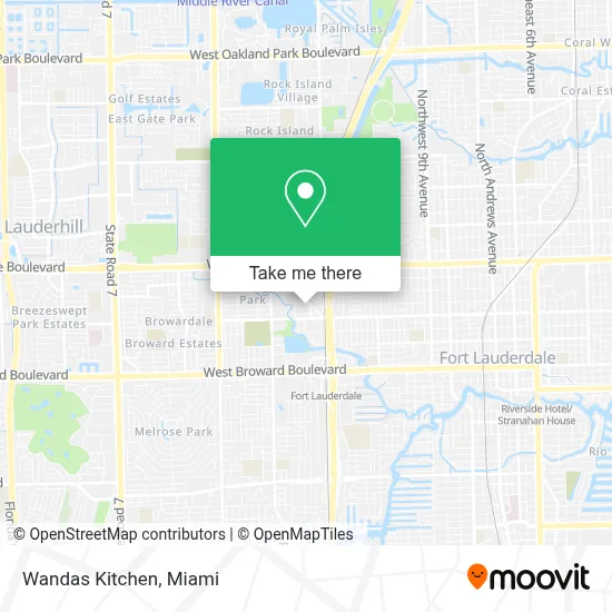 Wandas Kitchen map