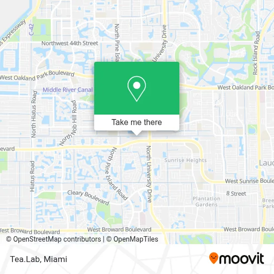 Tea.Lab map