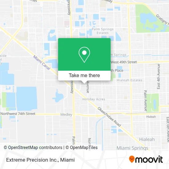 Extreme Precision Inc. map
