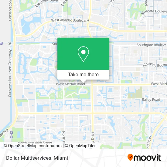Dollar Multiservices map