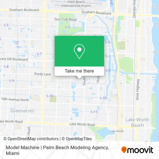 Model Machine | Palm Beach Modeling Agency map
