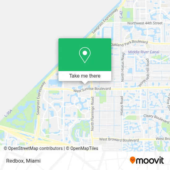 Redbox map